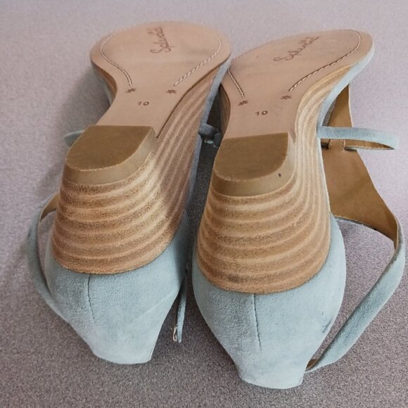 Splendid Bryce Suede Wedge Sandals - Picture 10 of 10